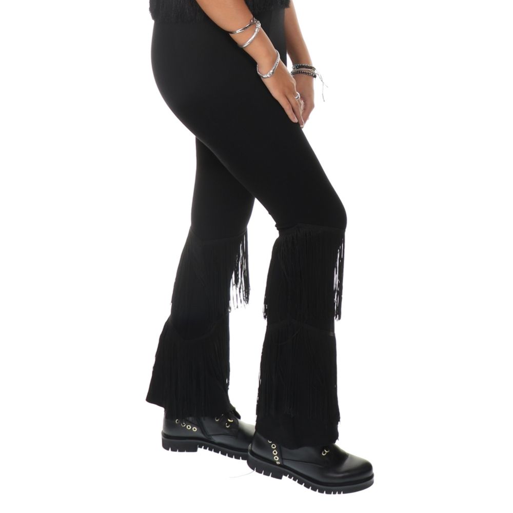 Wanderlust Fringe Pants Black - €35.99