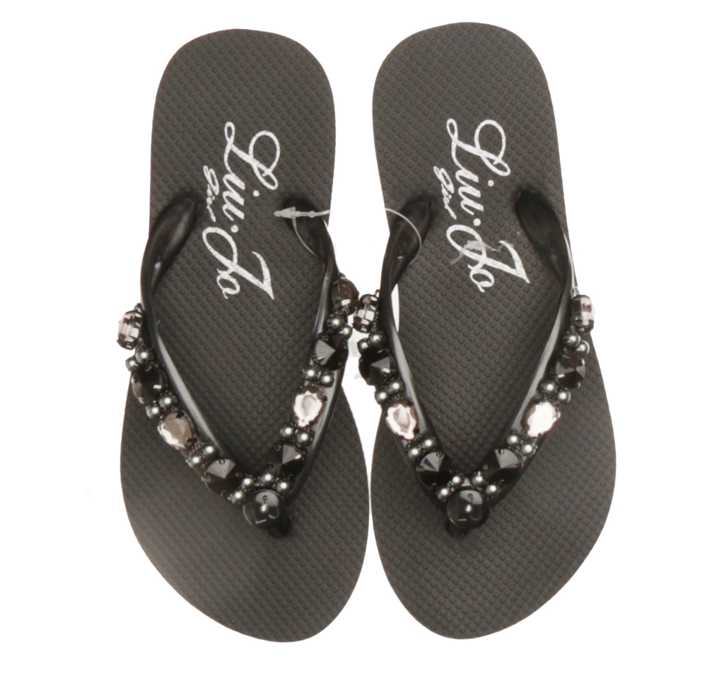 Liu Jo Kids Teenslippers Diamonds Black - €18.75