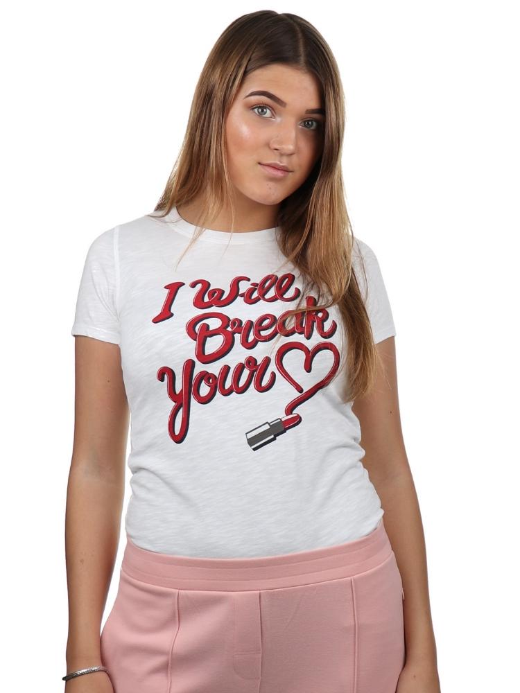 Zoe Karssen T-shirt I Will Break.. White - €20.25