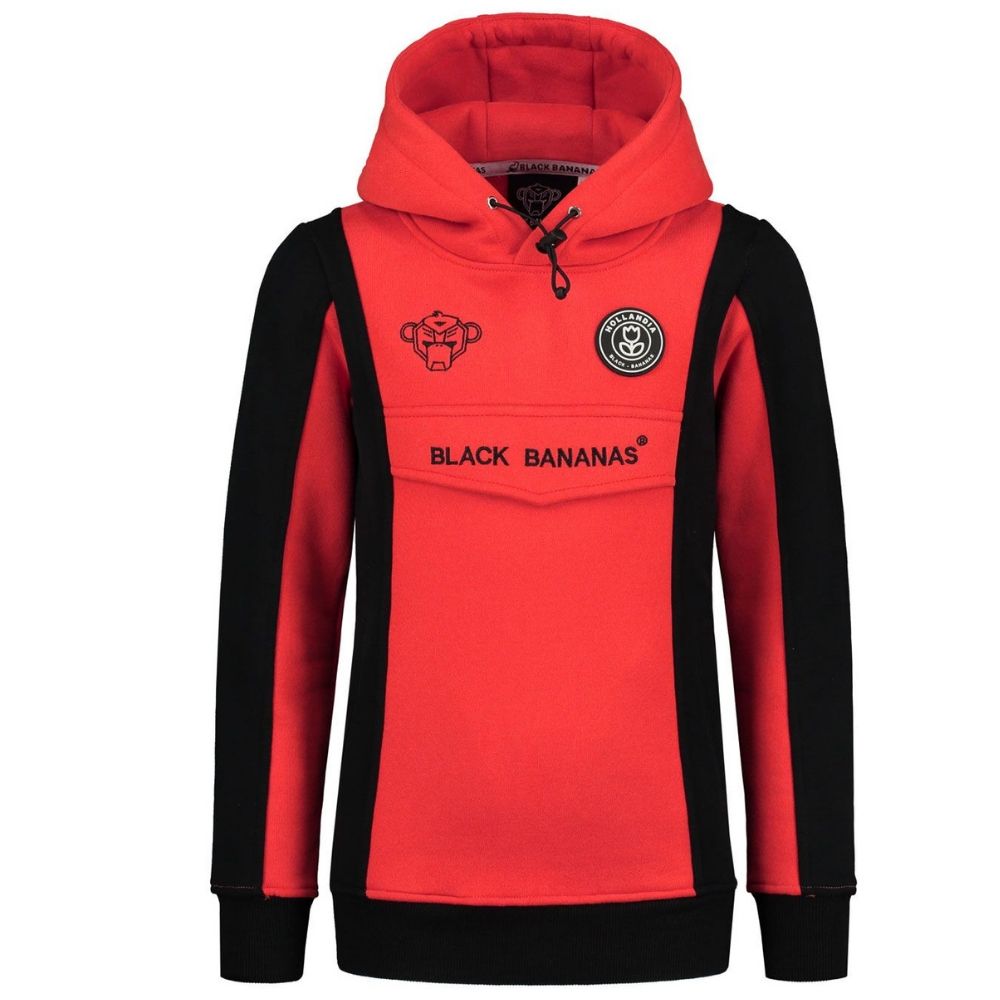 opruiming > black banana hoodie rood -