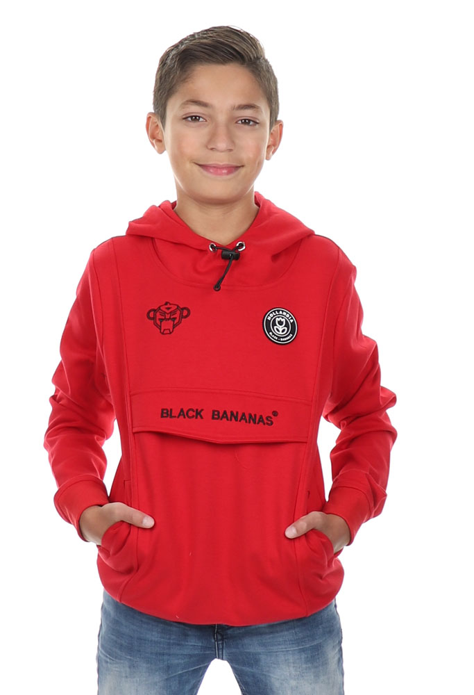 Black Bananas Hoody Anorak Basic Red - €20.99