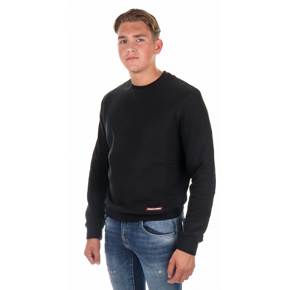 beklimmen pen regenval DSQUARED2 Sweater Embleem Black - €83.39