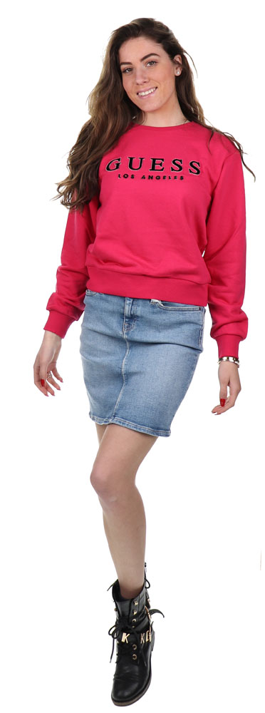 Guess Knitted sweater Giulia fuchsia - €20.99