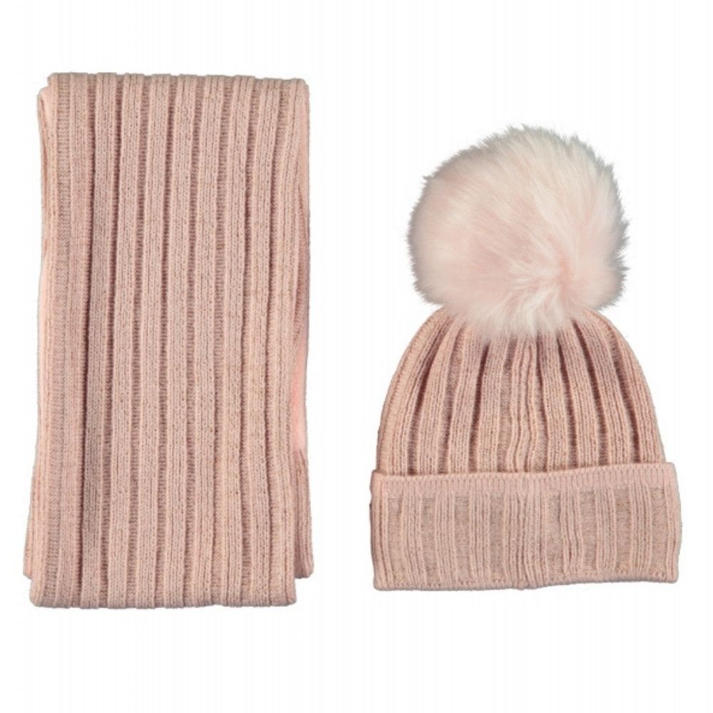 Le Chic Baby Hat & Scarf Victorian Pink - €8.69