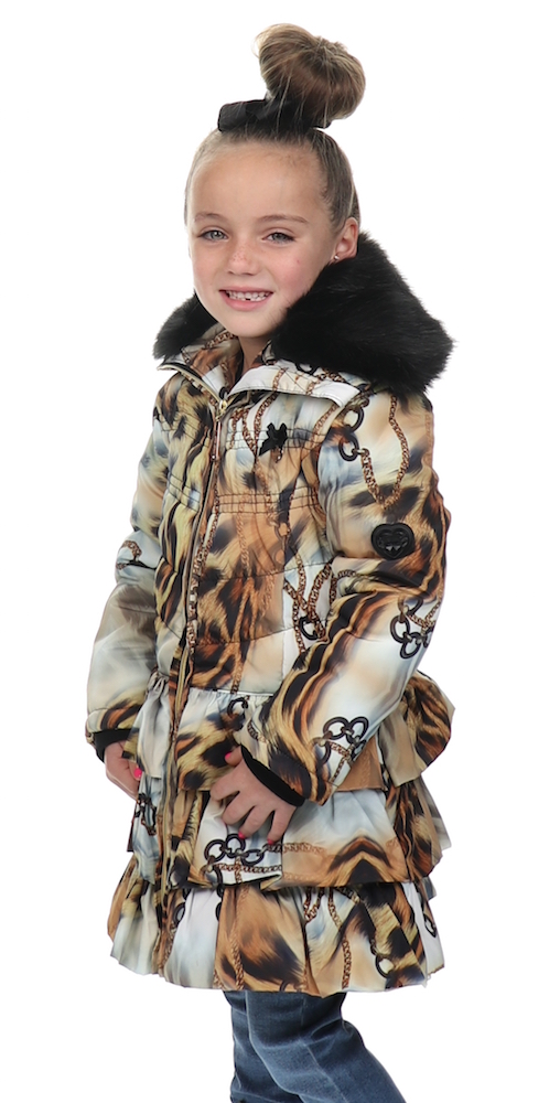 Le Chic Coat Chained Cheetah Black - €38.69