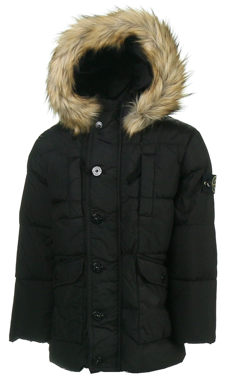 Stone Island Winterjas Real Down Black - €136.49