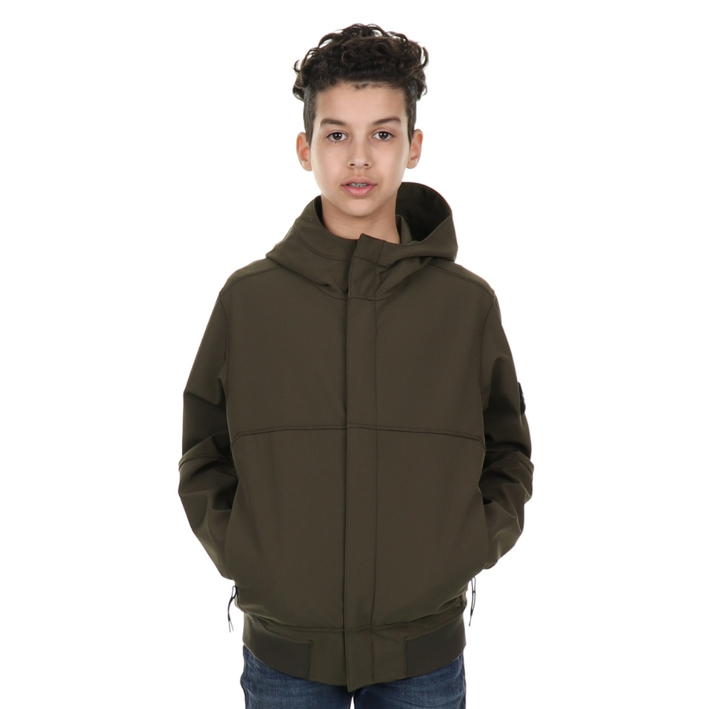 Stone Island Soft Shell Jacket Army Green - €64.79