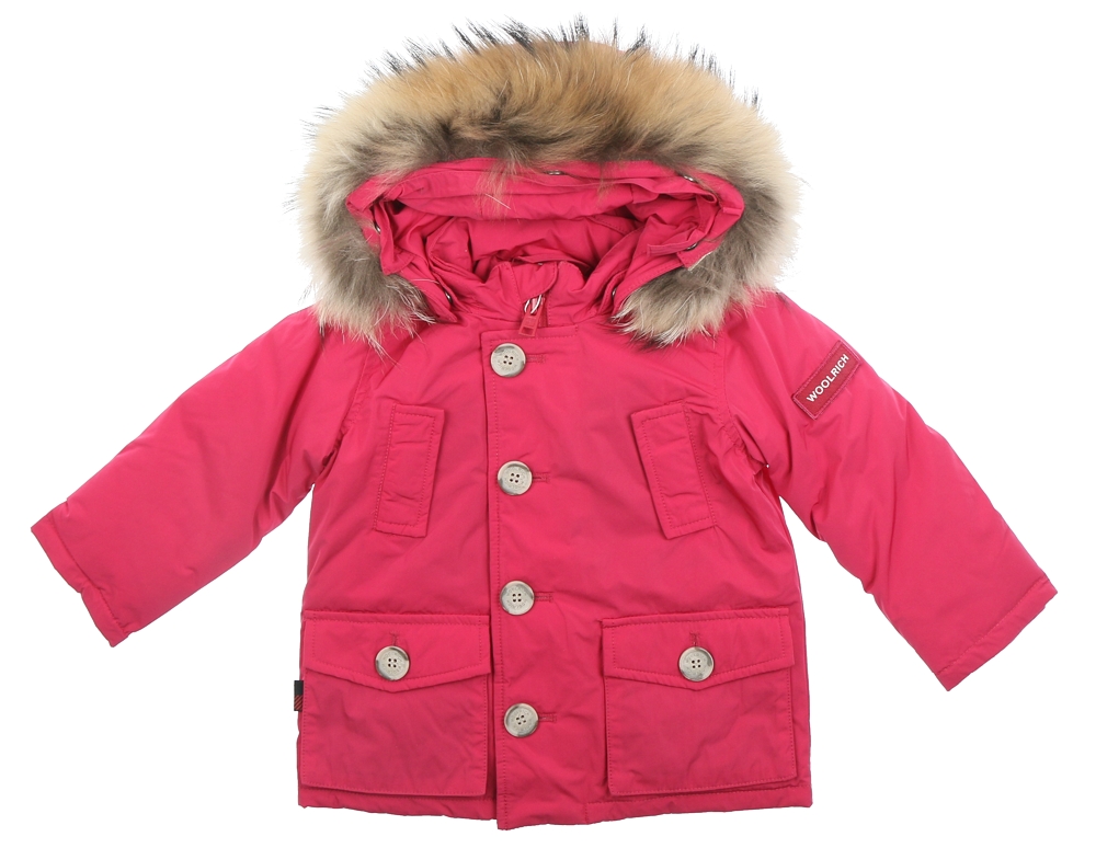 Heiligdom Varen opzettelijk Woolrich Baby My first parka Magenta - €110.99