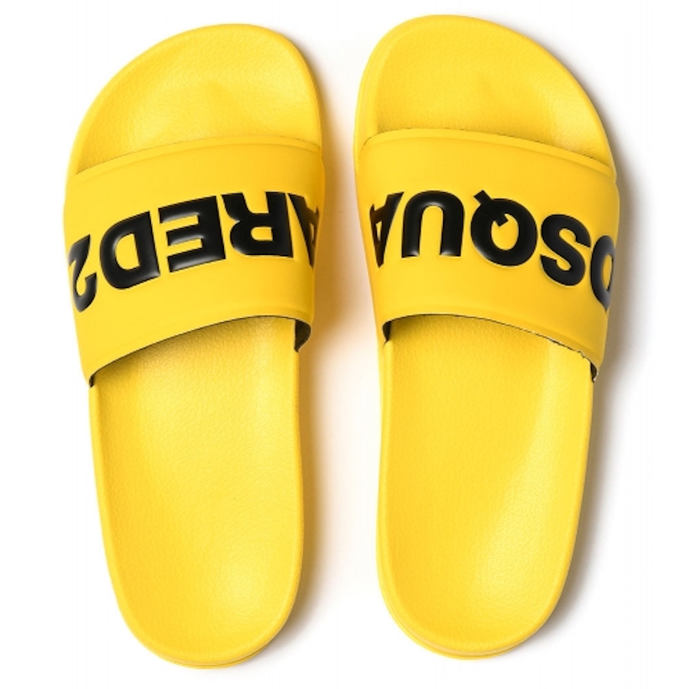 DSQUARED2 Slippers Dsquared2 Kid Slide - Slide Yellow/black - €18.59