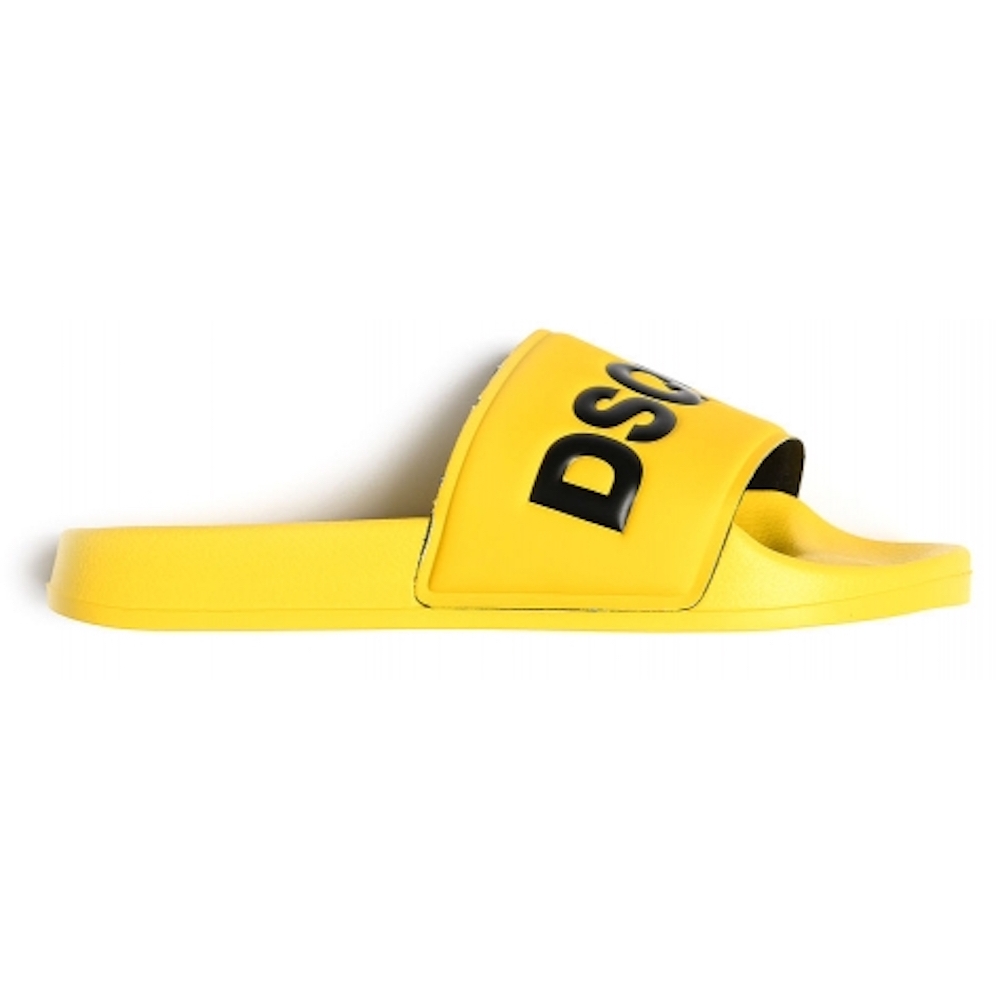 DSQUARED2 Slippers Dsquared2 Kid Slide - Slide Yellow/black - €18.59