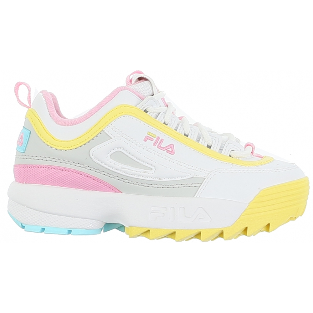 FILA Kids Sneaker Disruptor CB White-Limelight - €24.00