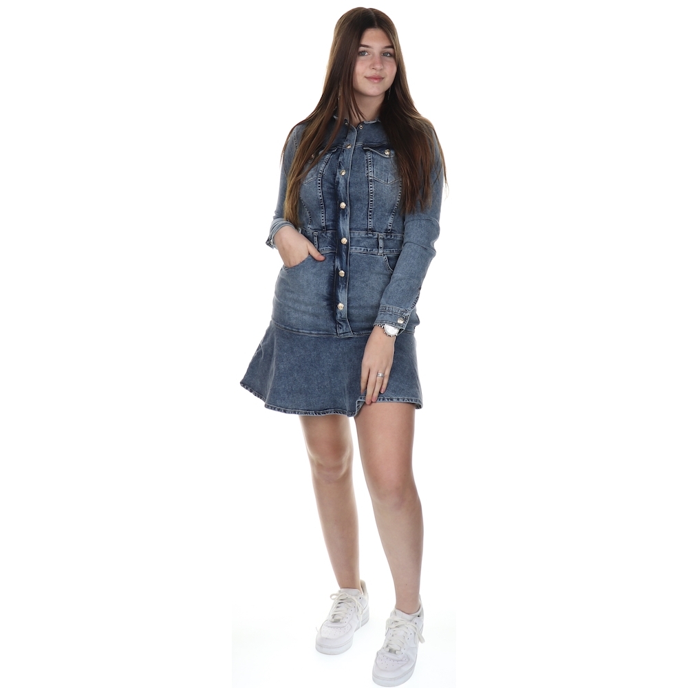 JoshV Dress Relena Blue Denim - €44.99