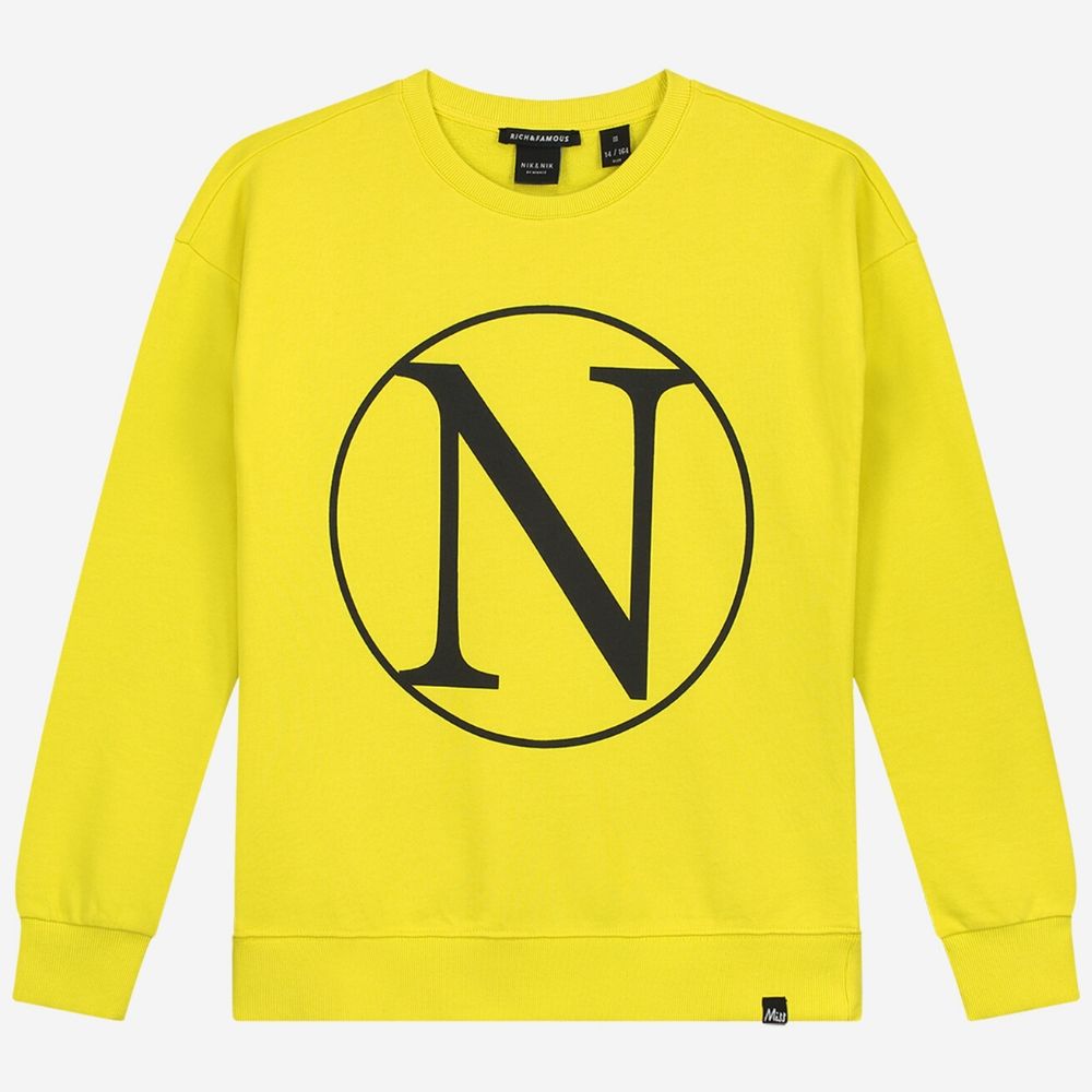 Nik & Nik Kim N Sweater Lemon Yellow - €16.49