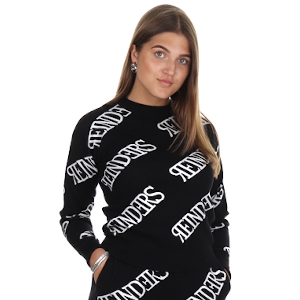 Reinders Reinders Sweater All Over Print True Black | forum.iktva.sa