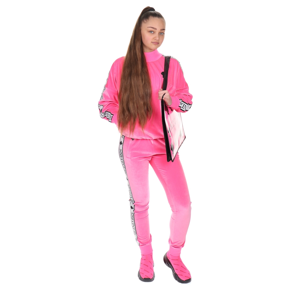 Reinders Tracking Pants Velvet Pink Neon - €33.00