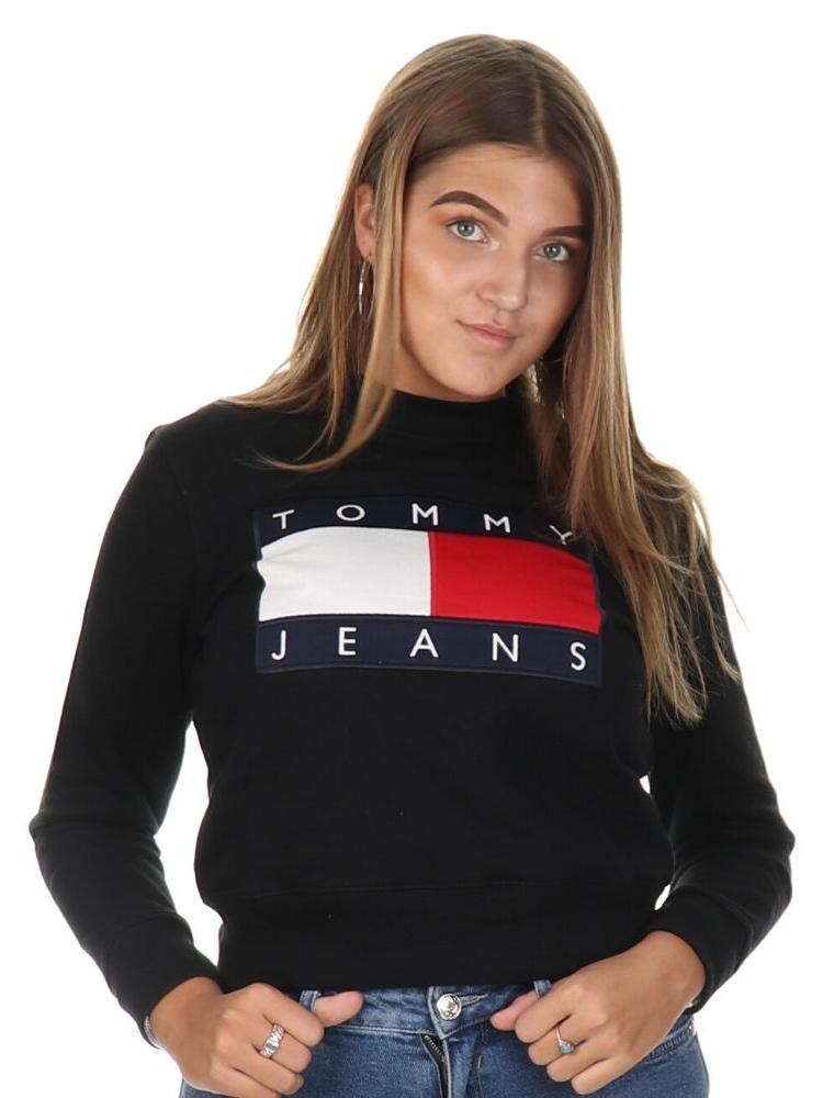 Tommy Jeans Sweater Flag Blue - €38.69