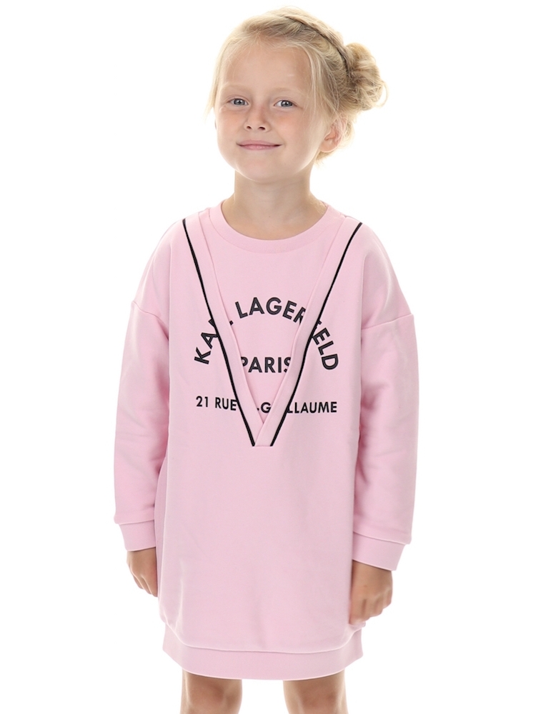 Karl Lagerfeld Kids Sweatdress Pink - €24.89