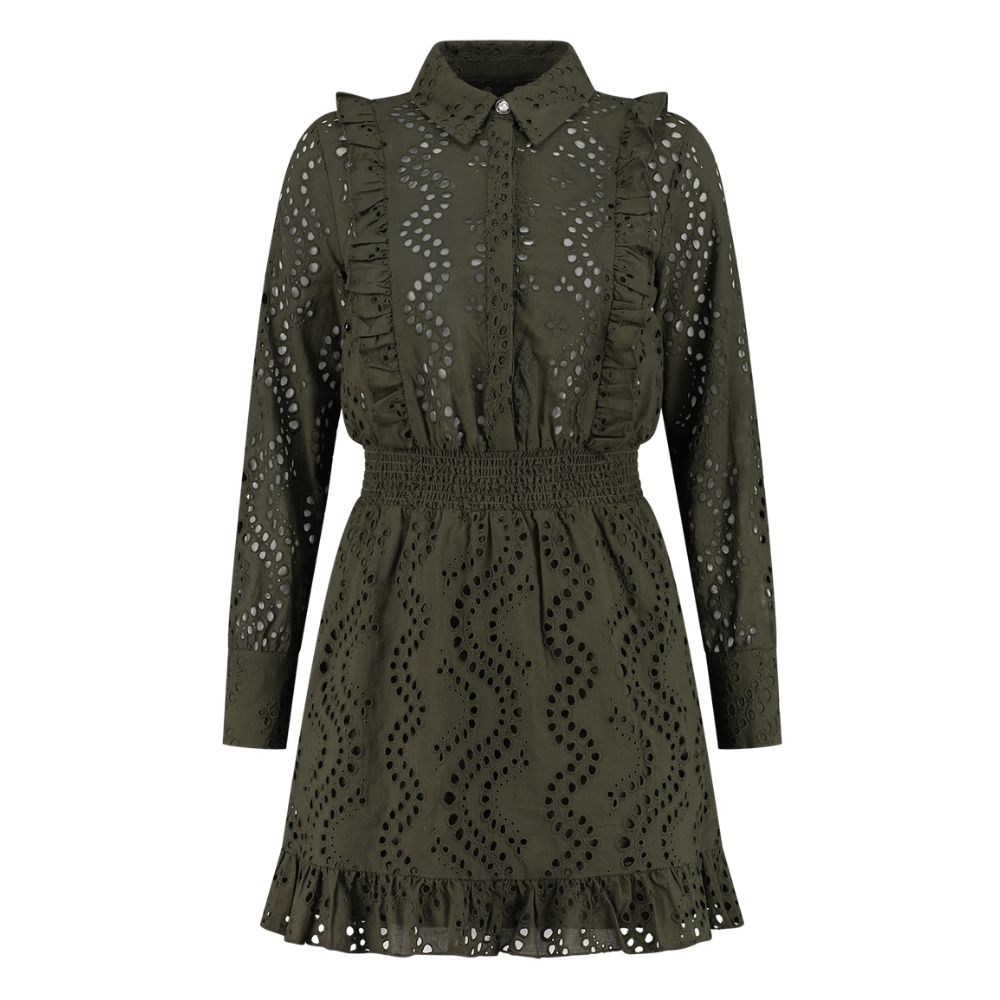 Nikkie By Nikkie Plessen Feride Dress Night Forest - €53.99