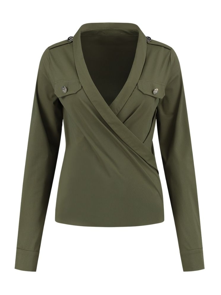 Nikkie By Nikkie Plessen Suzy Utility Top Night Forest - €35.99