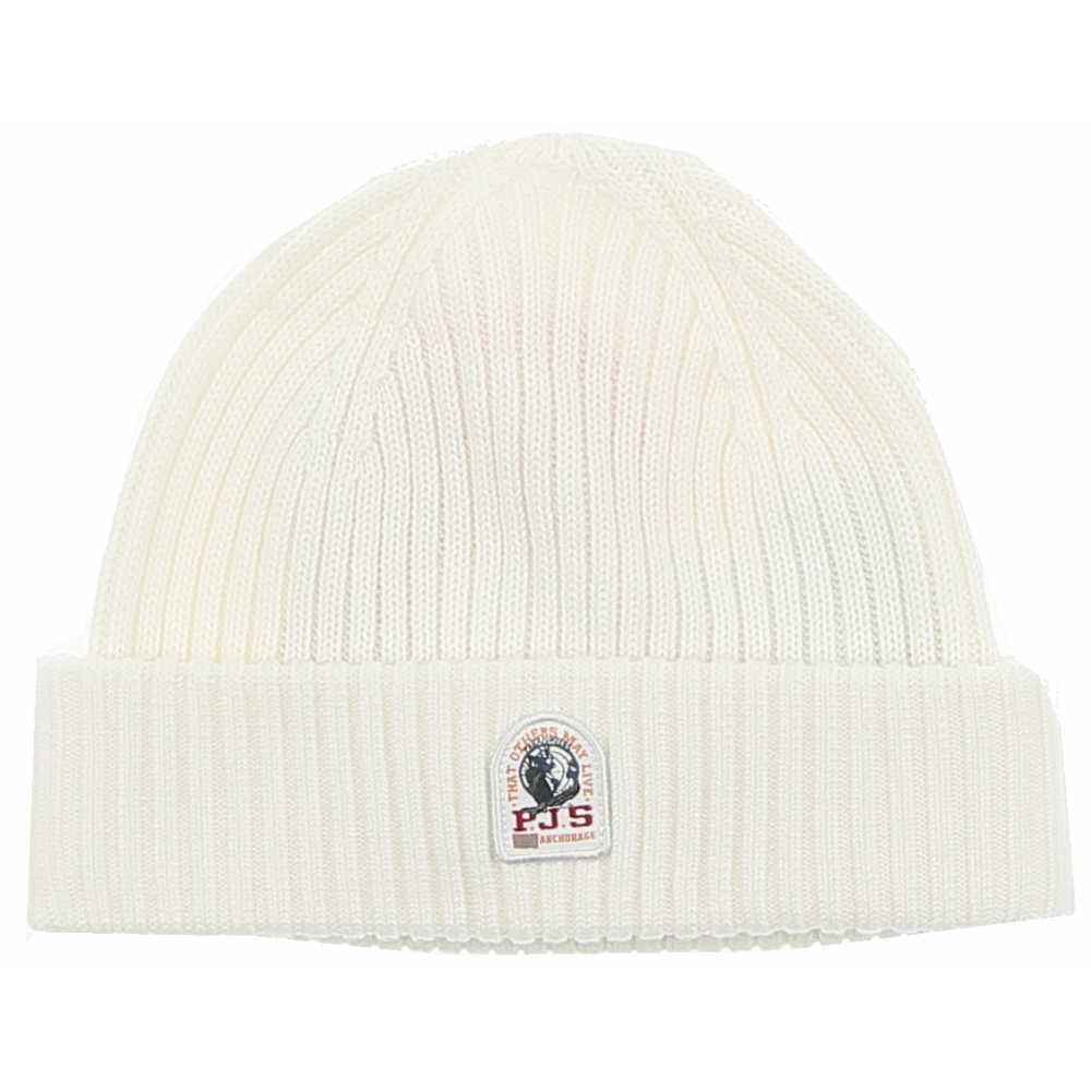 PARAJUMPERS KIDS Rib Hat Off-white - €57.95