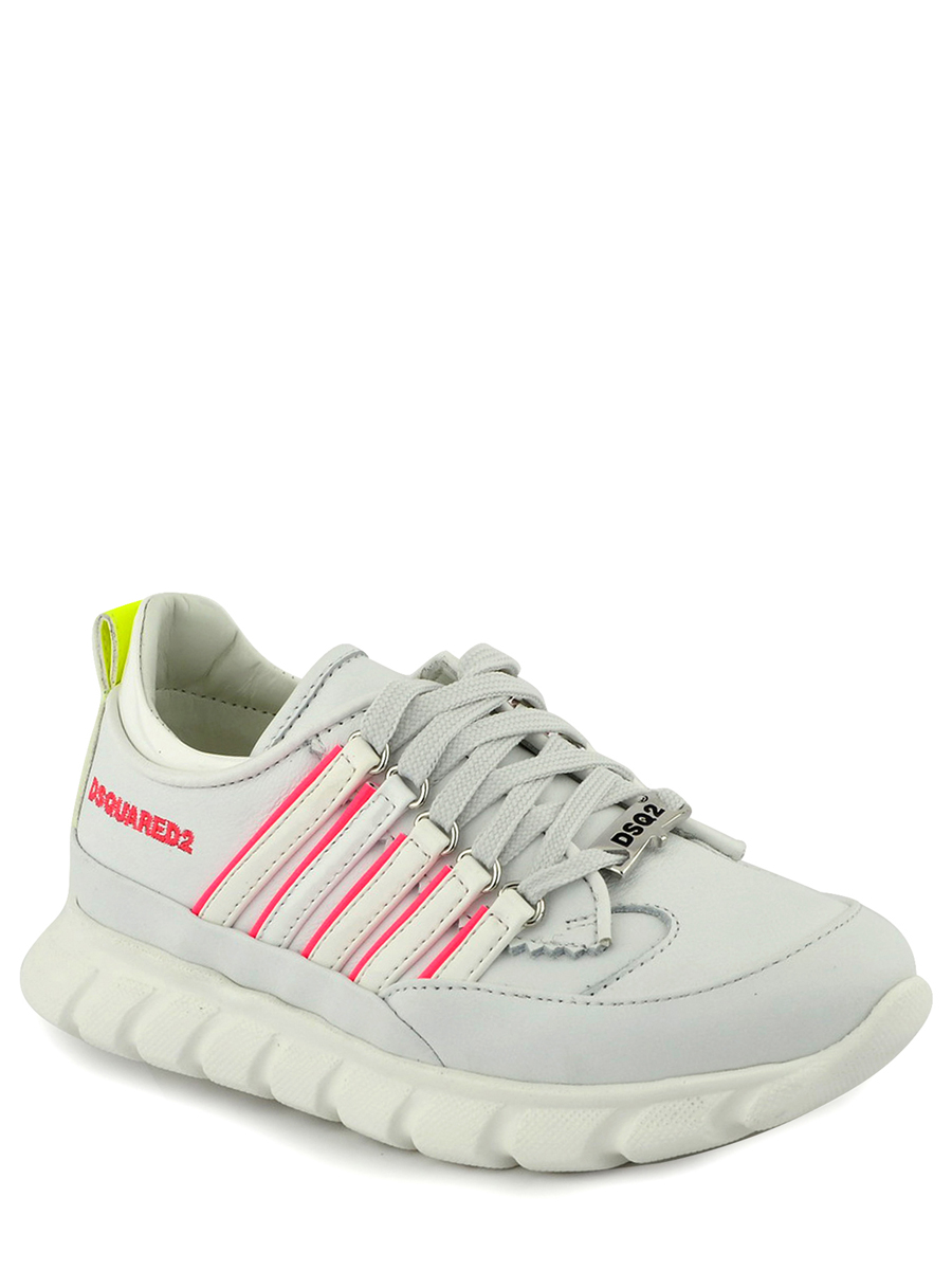 DSQUARED2 251 Runner Sole Sneakers Lace Up White/neon Pink/neon Yellow -  €90.78