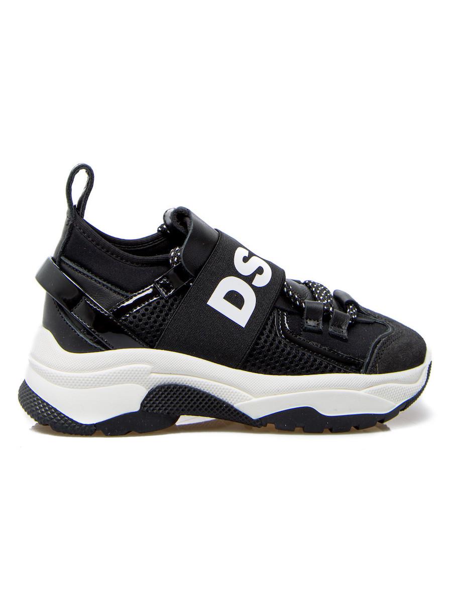 DSQUARED2 Sneaker DSQ Black White - €93.58