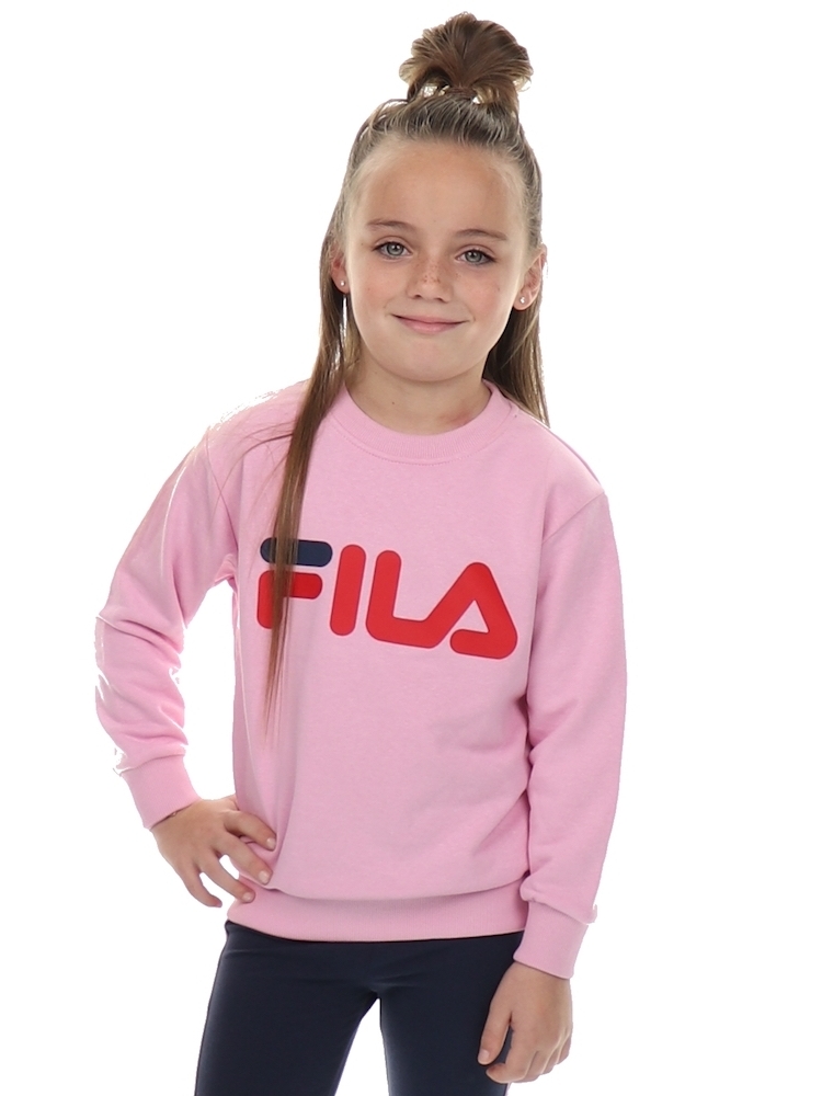 FILA Kids Unisex Tim Logo Crew Shir Lilac Sachet - €12.89