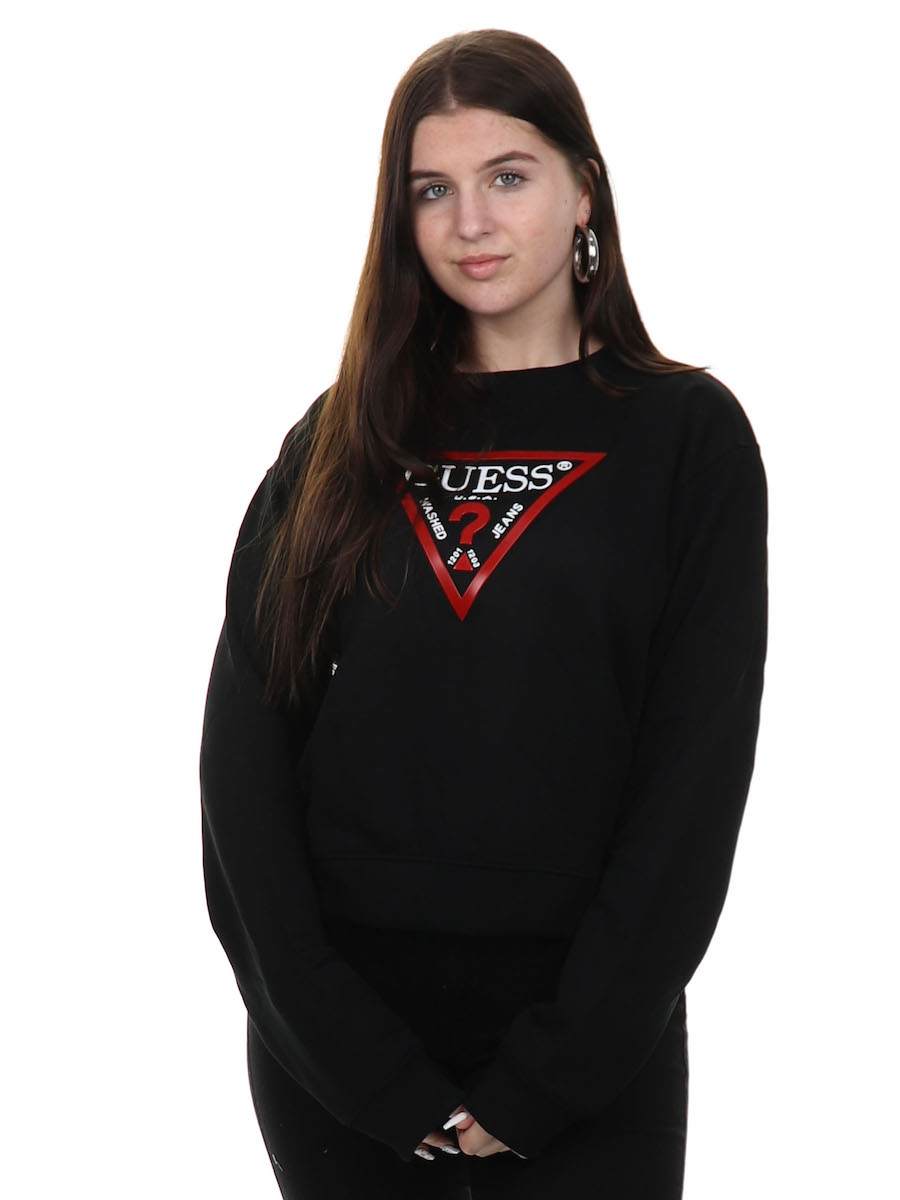 Guess dames Sweater Triangle Black - €27.96