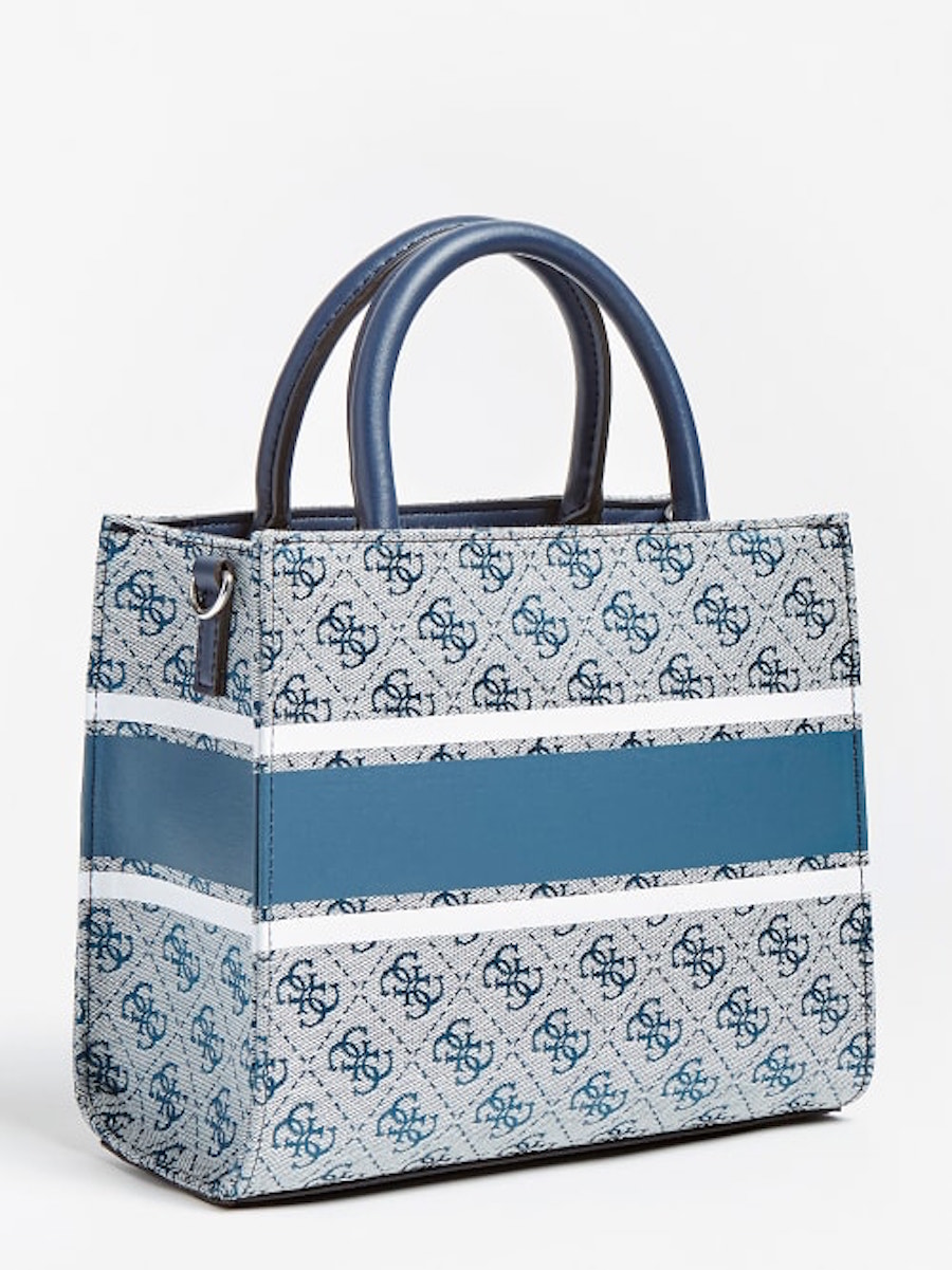 Guess MONIQUE SMALL TOTE, Blue : Buy Online at Best Price in KSA - Souq is  now : Fashion