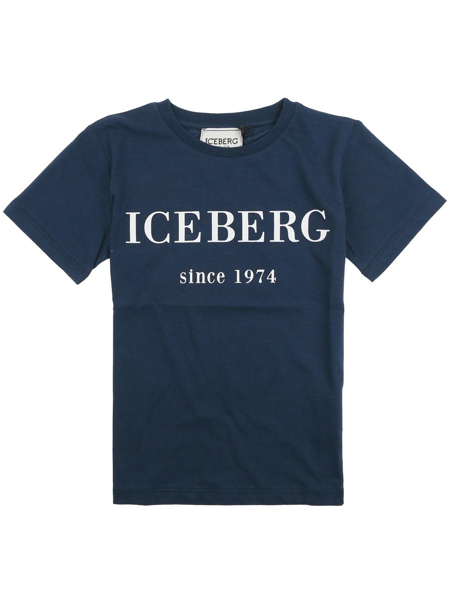 Iceberg T-shirt In Jersey Blu - €18.78