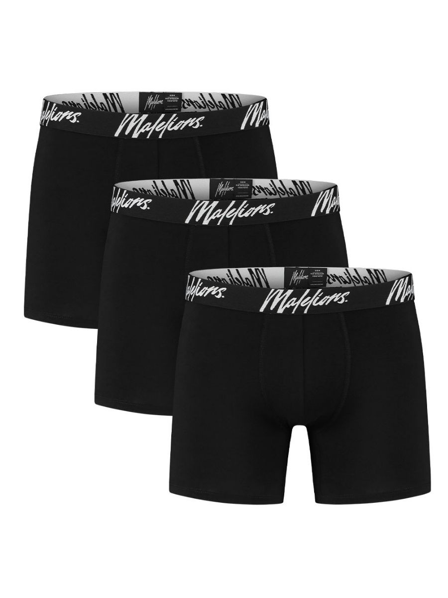 Sprong solidariteit Gevlekt MaleLions Malelions Boxer 3-pack Black - White - €16.00