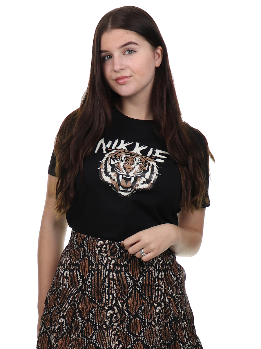 Nikkie By Nikkie Plessen Nikkie Tiger T-shirt Black - €24.80