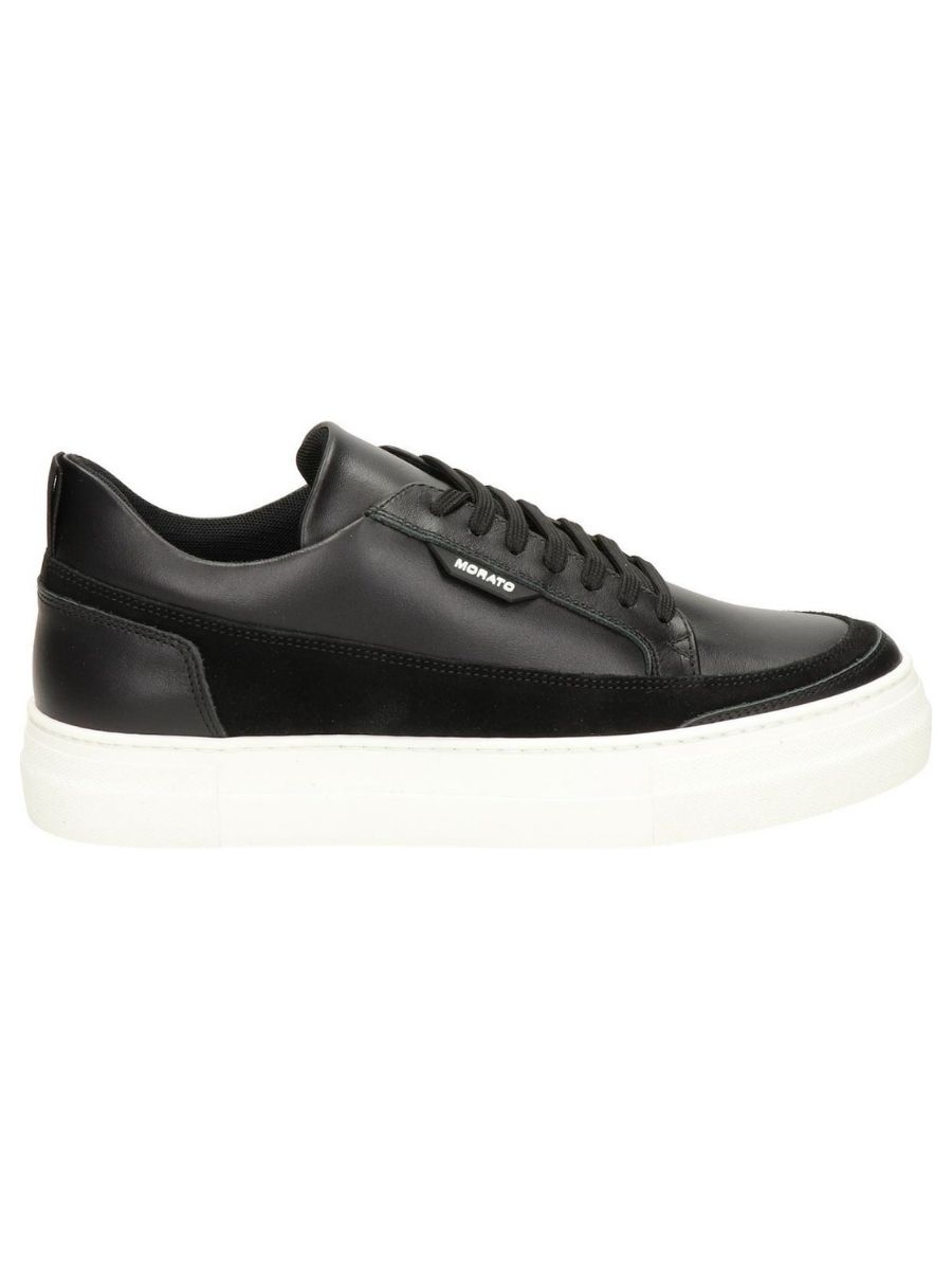 essence Kosten ochtendgloren Antony Morato Sneaker Flint In Calf Leather And Suede Contrast Trims.3d  Logo Z - €55.60