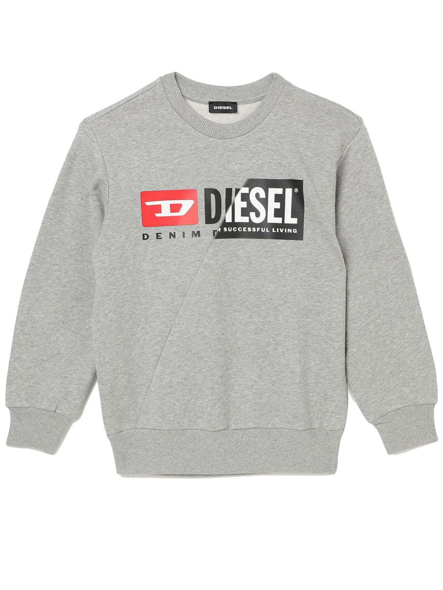 Diesel Sweater Grey Diesel Logo - €31.18