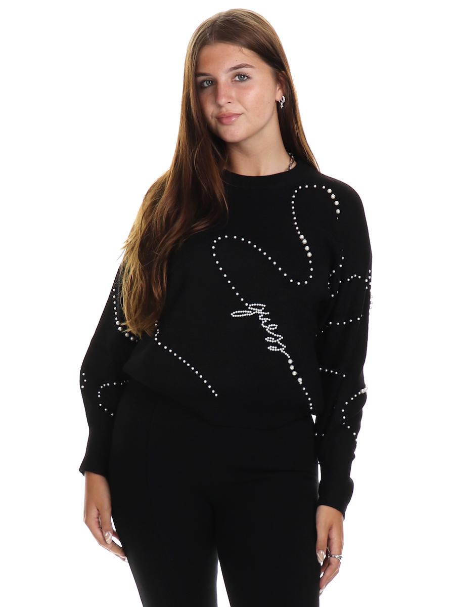 Guess Ginny Rn Ls Swtr Jet Black A996 - €44.98