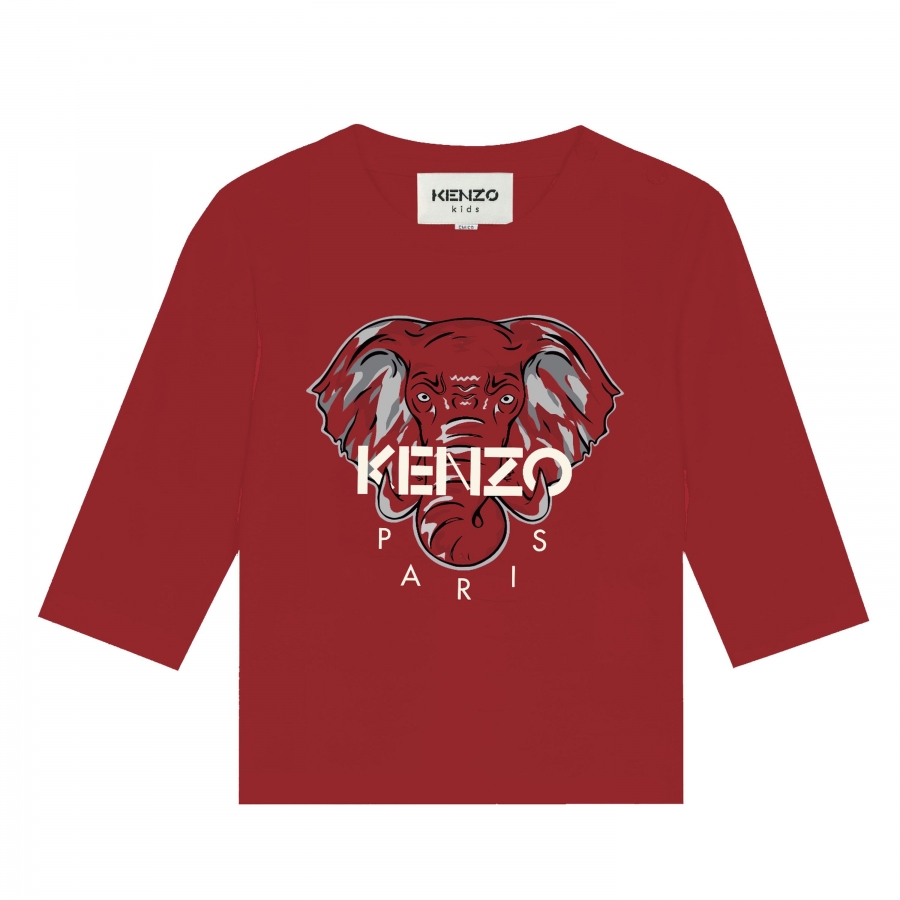 Kenzo T-shirt Donker Rood - €19.58