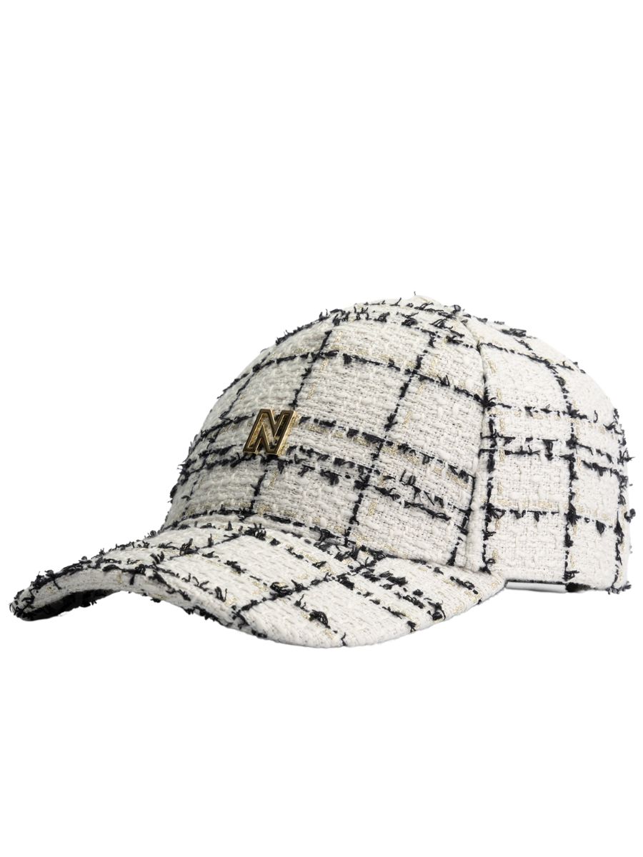 Nikkie By Nikkie Plessen Lyla Tweed Cap Black/pearl - €20.80