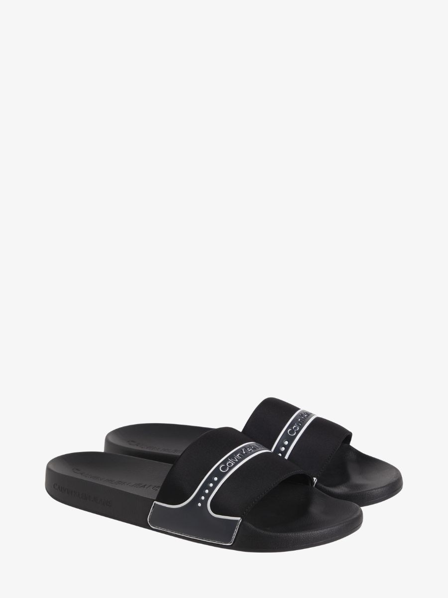 Calvin Klein Heren Slippers Zwart 26.98