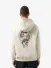 BALR Heren Hoodie The Club Box Fit White Swan