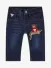 Guess Kids Stretch Denim Straight Pants Blue Black Baby Bear