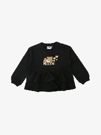 Moschino Meisjes Sweater Beer Zwart 