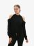 Nikkie By Nikkie Plessen Dames Kate Moss Sweater Denton Zwart