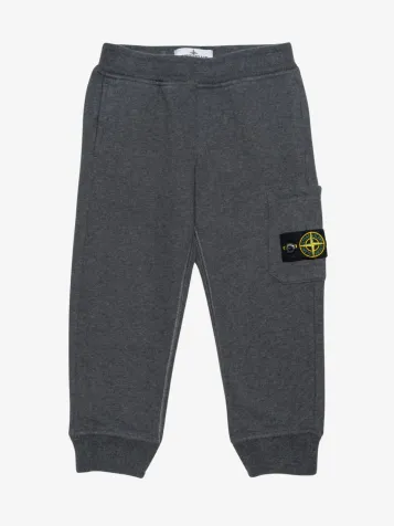 Jongens Joggingbroek Melange Dark Grey