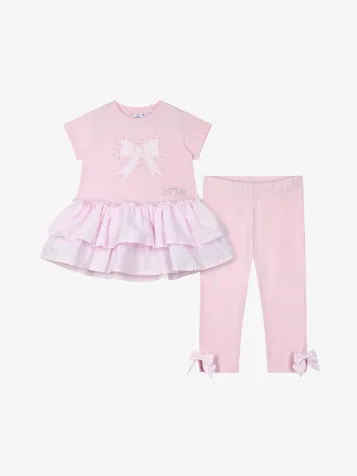 Meisjes Set Legging Cecelia Pink Blossom