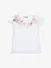 Monnalisa T-shirt Fiori Di Pesco Je Bianco