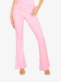 La Sisters Dames Broek Flaired Lounge Pants Roze